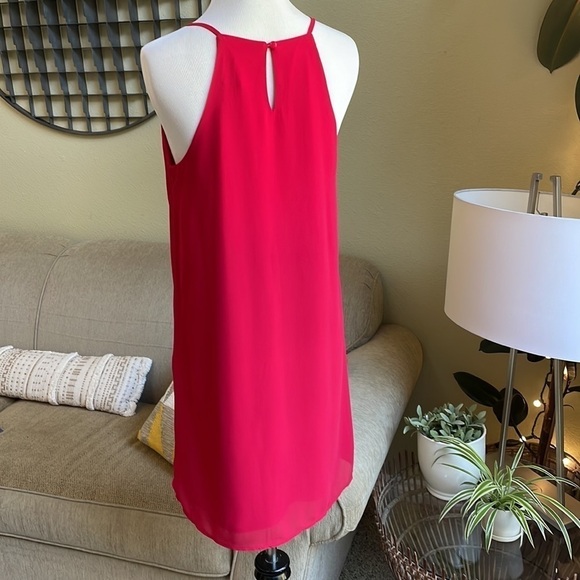Monteau red strappy shift dress SZ S - Picture 2 of 7